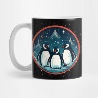 Penguin in Ornament, Love Penguins Mug