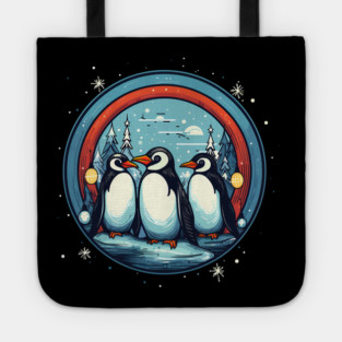 Penguin in Ornament, Love Penguins Tote