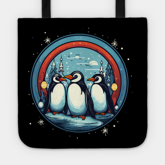 Penguin in Ornament, Love Penguins Tote by logiamerch