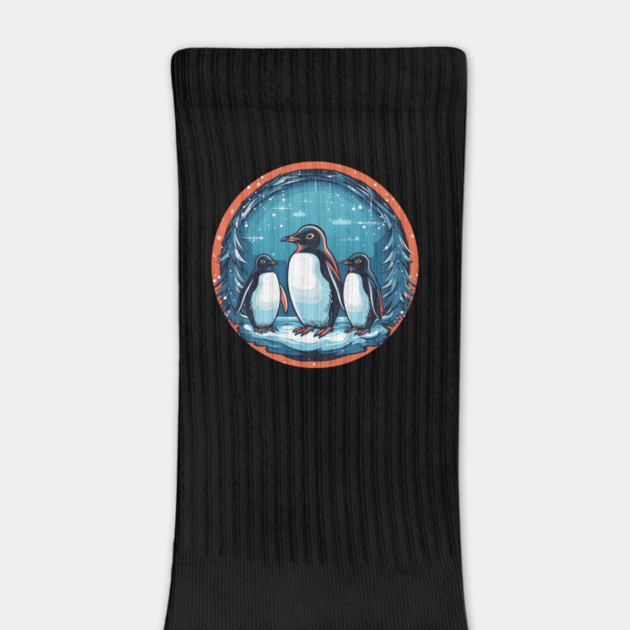Penguin in Ornament, Love Penguins by logiamerch