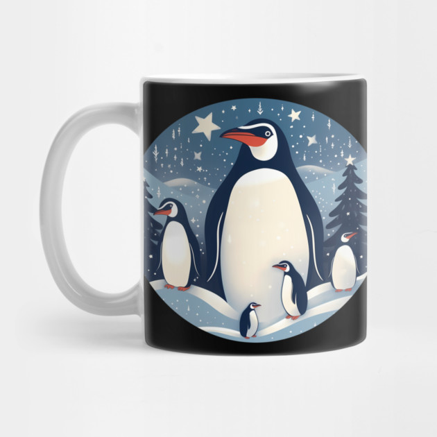Penguin in Ornament, Love Penguins by logiamerch