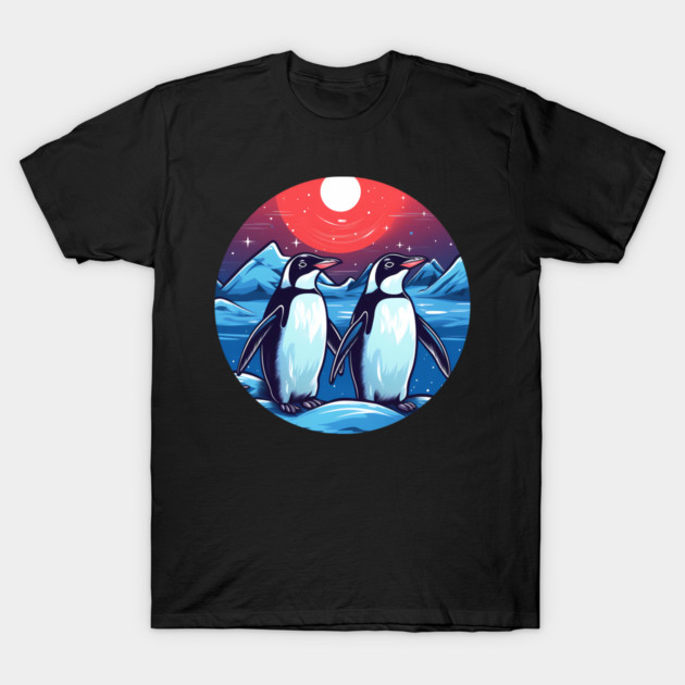 Penguin in Ornament, Love Penguins T-Shirt by logiamerch