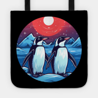 Penguin in Ornament, Love Penguins Tote
