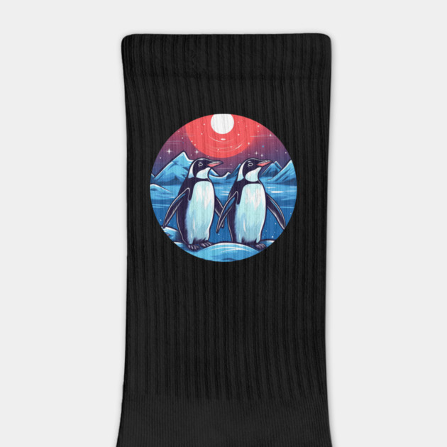 Penguin in Ornament, Love Penguins by logiamerch