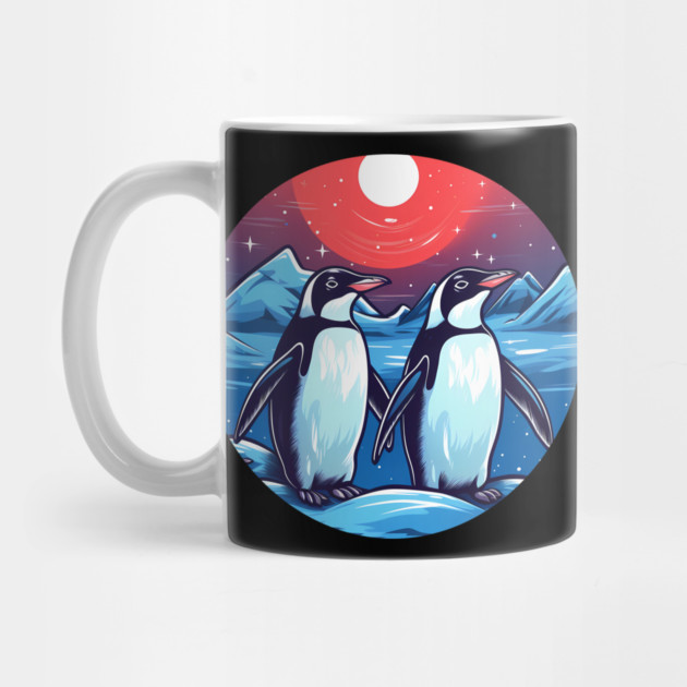Penguin in Ornament, Love Penguins by logiamerch