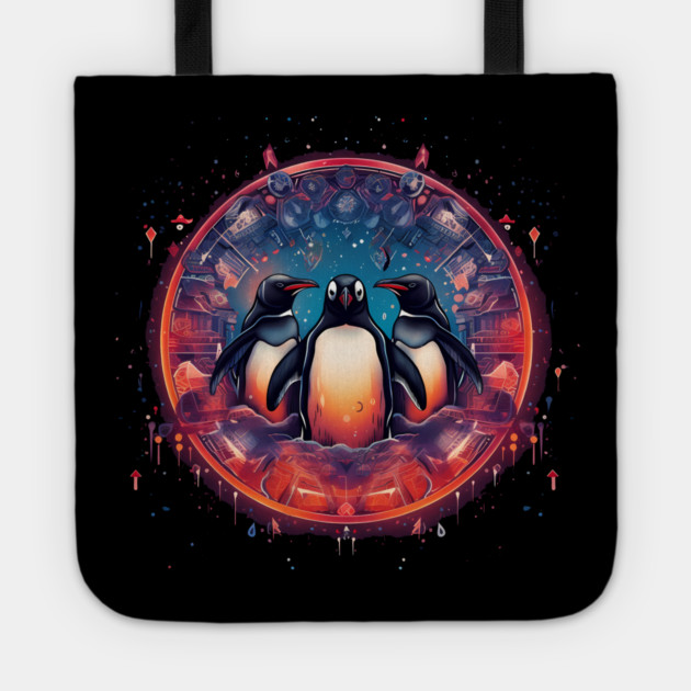 Penguin in Ornament, Love Penguins Tote by logiamerch