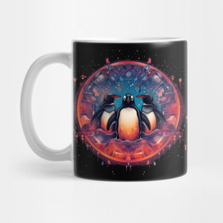 Penguin in Ornament, Love Penguins Mug