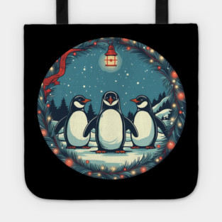 Penguin in Ornament, Love Penguins Tote