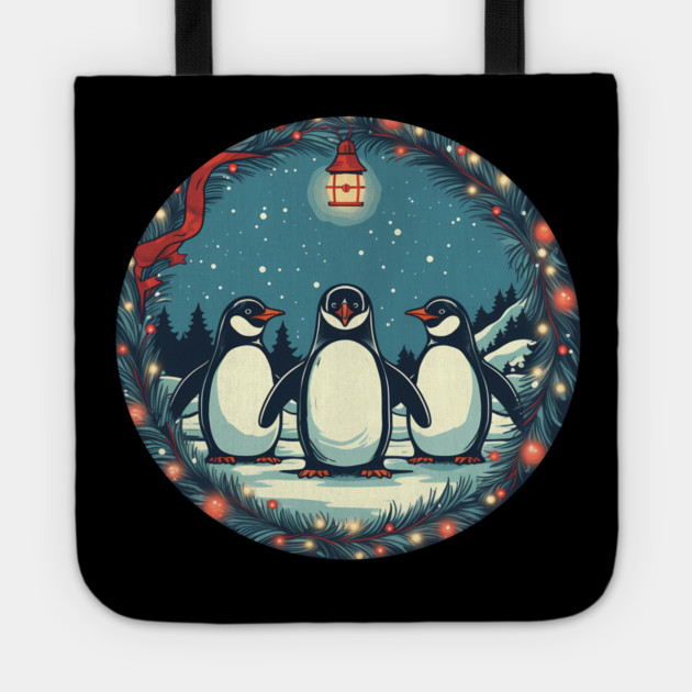 Penguin in Ornament, Love Penguins Tote by logiamerch