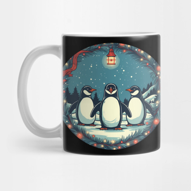 Penguin in Ornament, Love Penguins by logiamerch