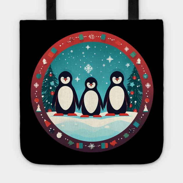 Penguin in Ornament, Love Penguins Tote by logiamerch