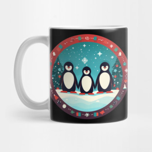 Penguin in Ornament, Love Penguins Mug