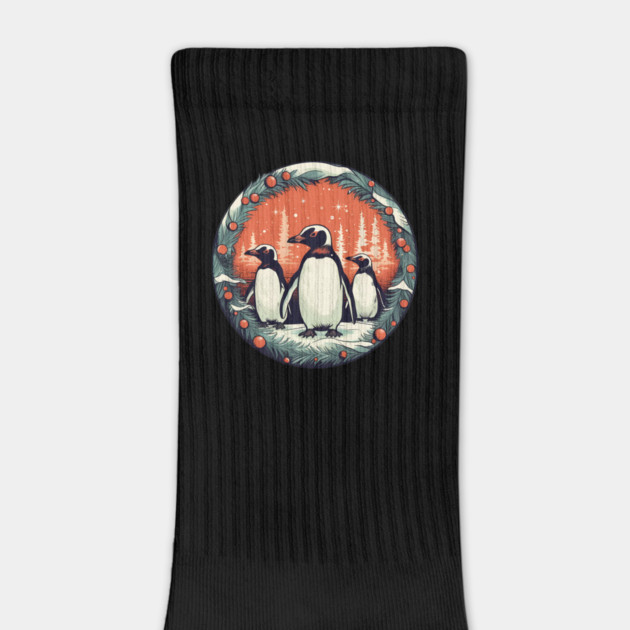 Penguin in Ornament, Love Penguins by logiamerch