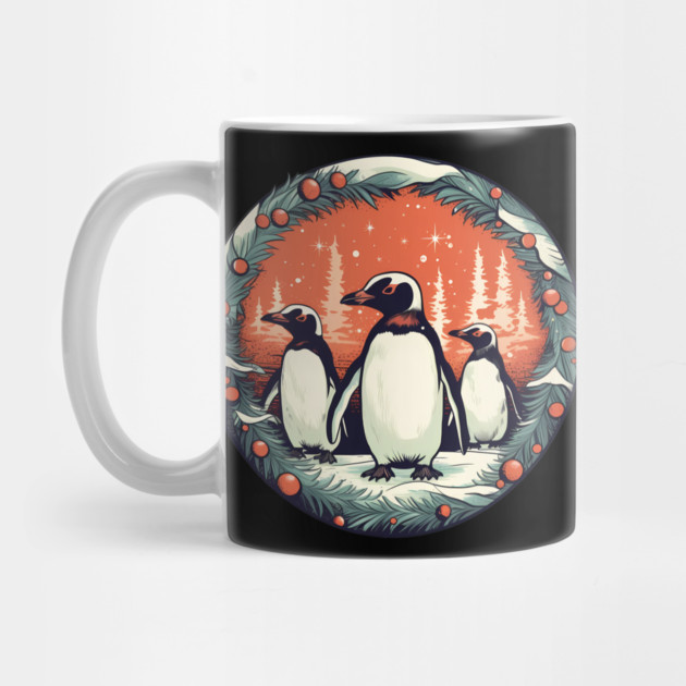 Penguin in Ornament, Love Penguins by logiamerch