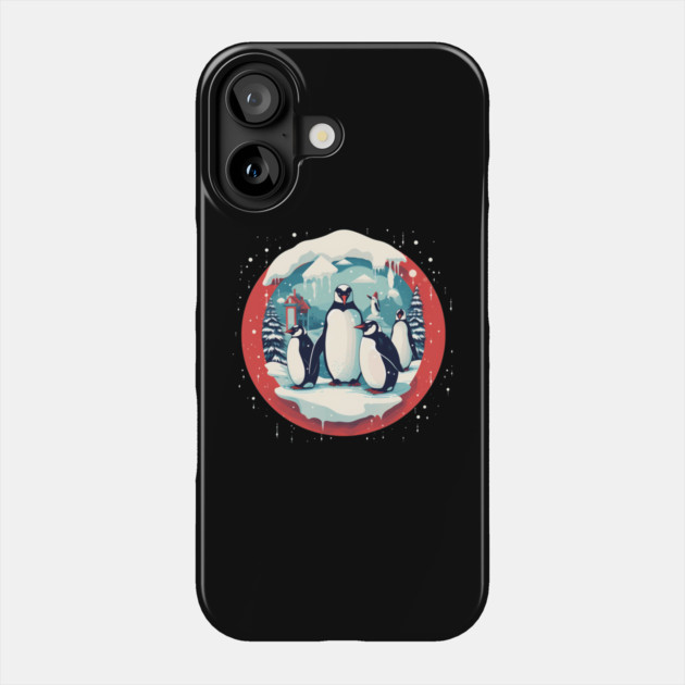 Penguin in Ornament, Love Penguins Phone Case by logiamerch