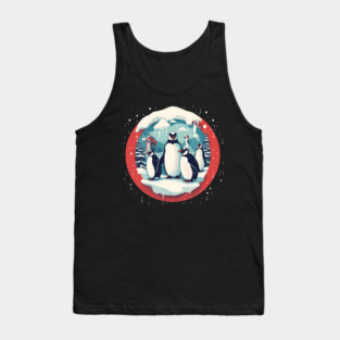Penguin in Ornament, Love Penguins Tank Top