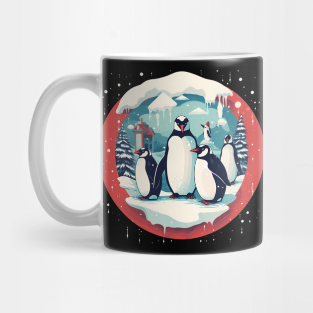Penguin in Ornament, Love Penguins by logiamerch