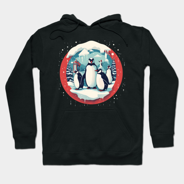 Penguin in Ornament, Love Penguins Hoodie by logiamerch