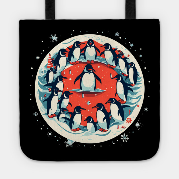 Penguin in Ornament, Love Penguins Tote by logiamerch
