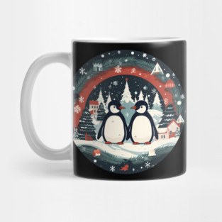 Penguin in Ornament, Love Penguins Mug