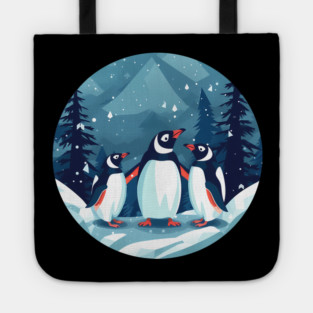 Penguin in Ornament, Love Penguins Tote