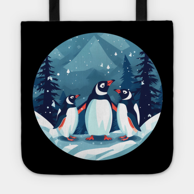 Penguin in Ornament, Love Penguins Tote by logiamerch