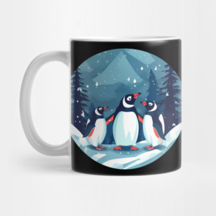 Penguin in Ornament, Love Penguins Mug