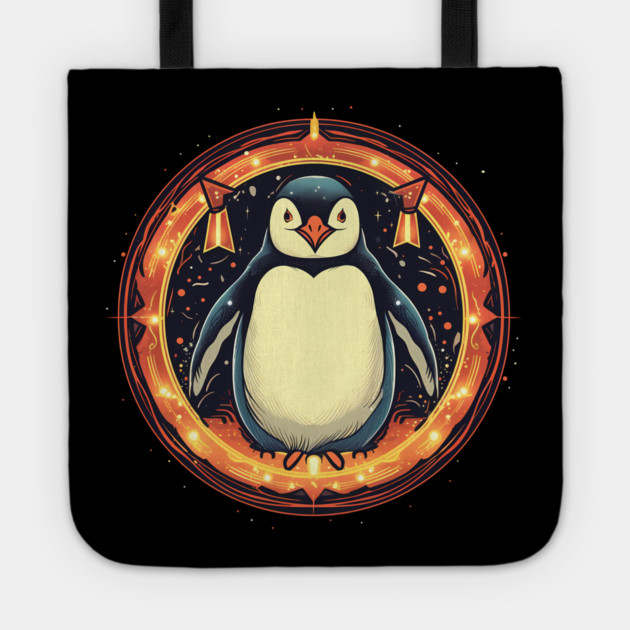 Penguin in Ornament, Love Penguins Tote by logiamerch