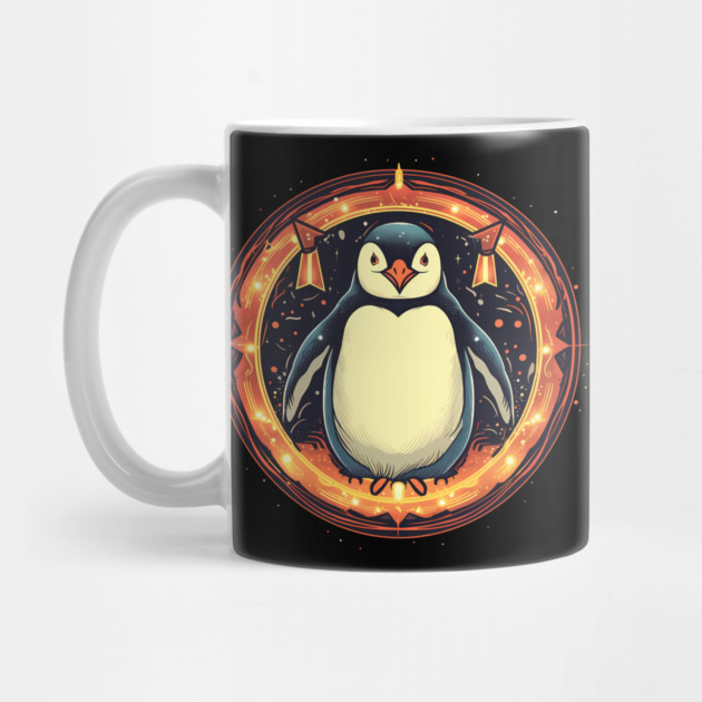 Penguin in Ornament, Love Penguins by logiamerch