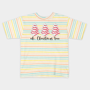 Oh Christmas Tree Cakes Kids T-Shirt