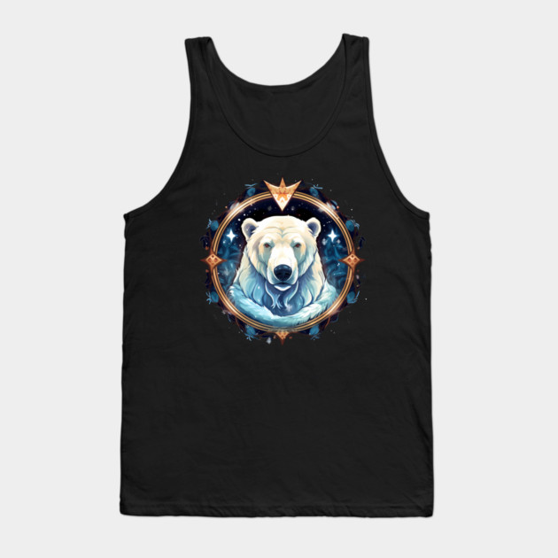 Polar Bear in Ornament, Love Bears Tank Top by logiamerch