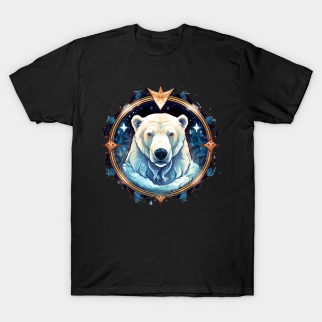 Polar Bear in Ornament, Love Bears T-Shirt by logiamerch