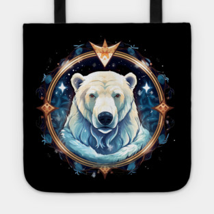 Polar Bear in Ornament, Love Bears Tote