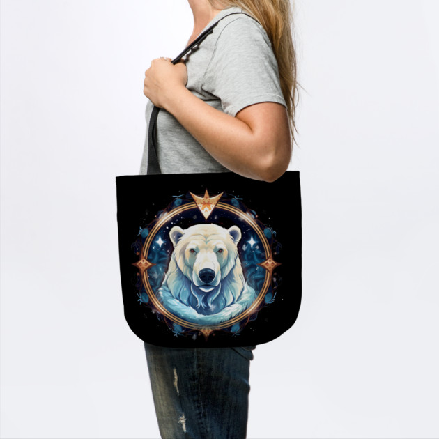 Polar Bear in Ornament, Love Bears by logiamerch