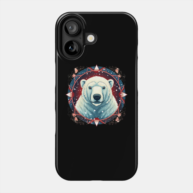 Polar Bear in Ornament, Love Bears Phone Case by logiamerch