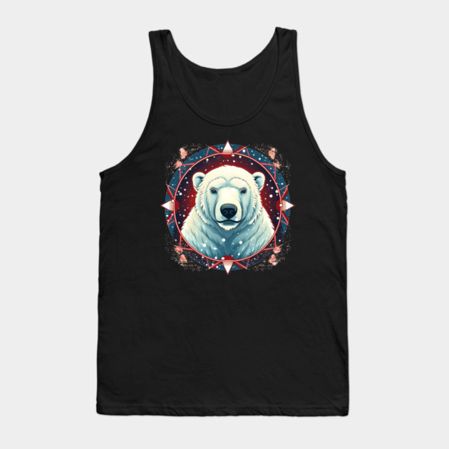 Polar Bear in Ornament, Love Bears Tank Top by logiamerch