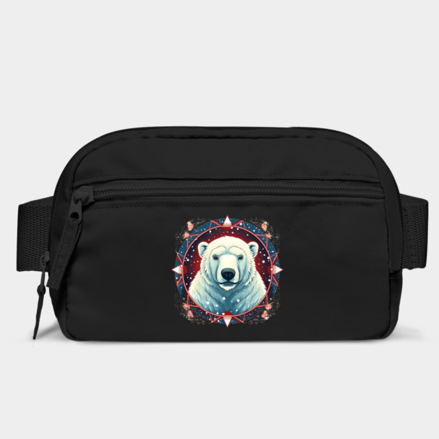 Polar Bear in Ornament, Love Bears by logiamerch