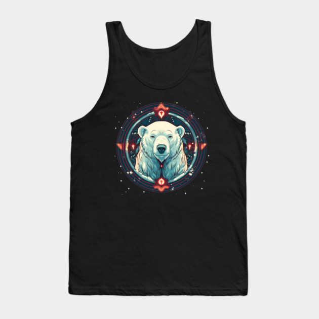 Polar Bear in Ornament, Love Bears Tank Top by logiamerch