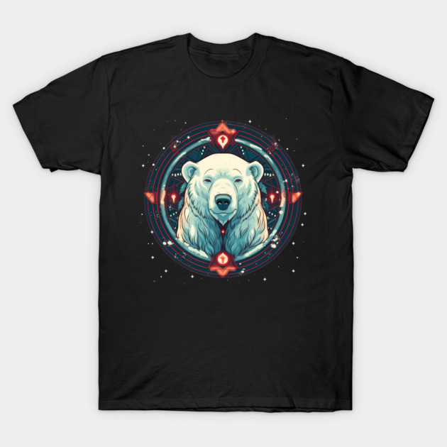 Polar Bear in Ornament, Love Bears T-Shirt by logiamerch