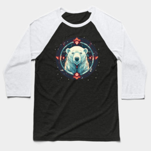 Polar Bear in Ornament, Love Bears Baseball T-Shirt