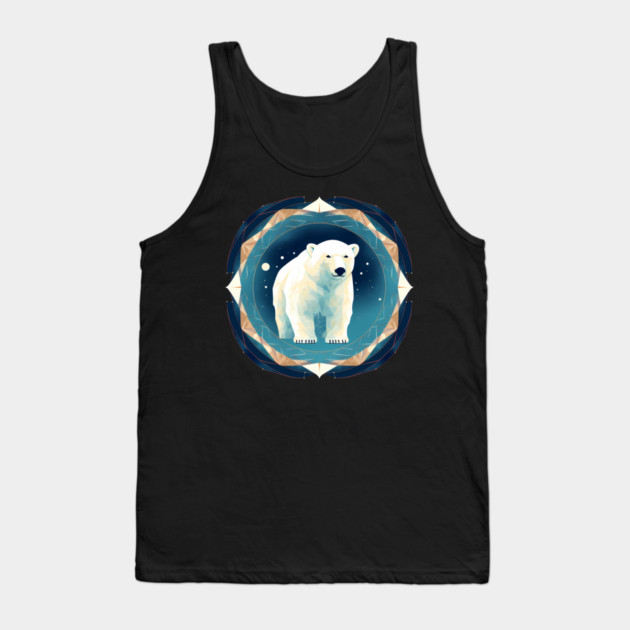 Polar Bear in Ornament, Love Bears Tank Top by logiamerch