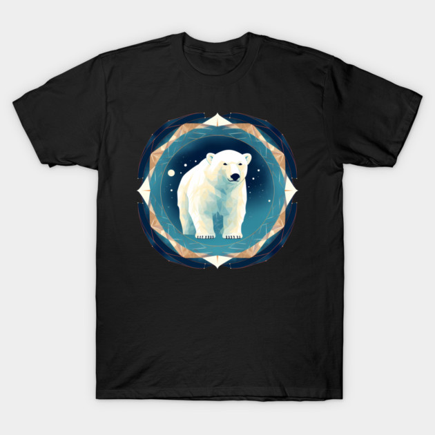 Polar Bear in Ornament, Love Bears T-Shirt by logiamerch