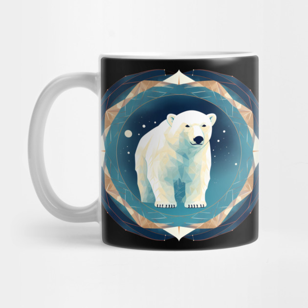 Polar Bear in Ornament, Love Bears by logiamerch