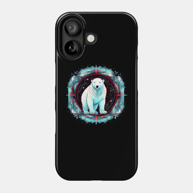 Polar Bear in Ornament, Love Bears Phone Case by logiamerch