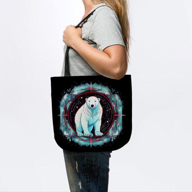 Polar Bear in Ornament, Love Bears by logiamerch