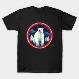 Polar Bear in Ornament, Love Bears T-Shirt