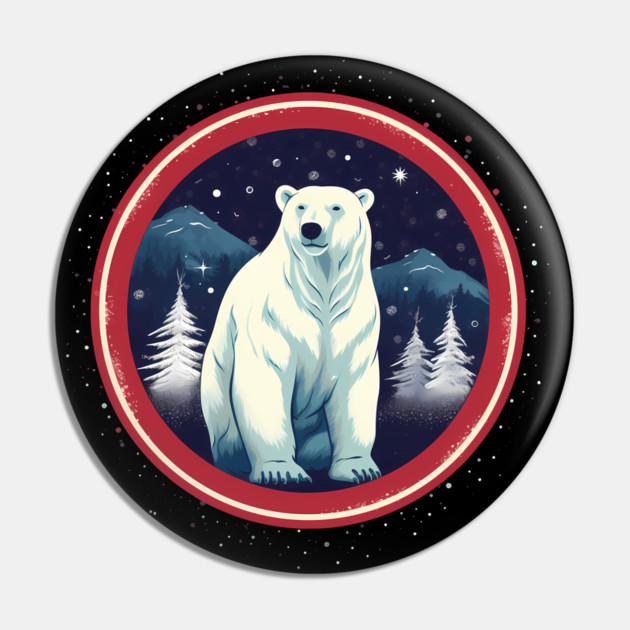 Polar Bear in Ornament, Love Bears Pin by logiamerch