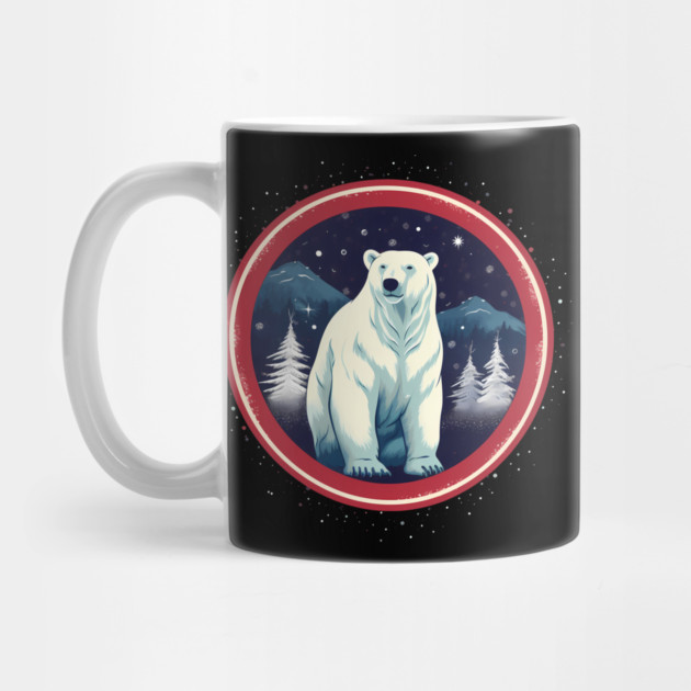 Polar Bear in Ornament, Love Bears by logiamerch