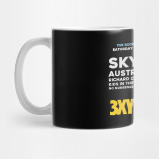 3XY Rocktober Revolution Concert Print 1984 Back Print Mug