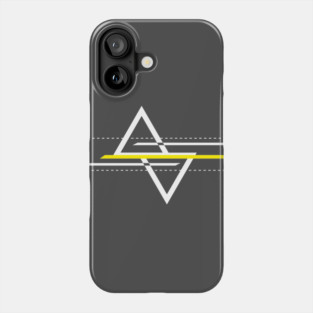 Minimal geometric illustration Phone Case